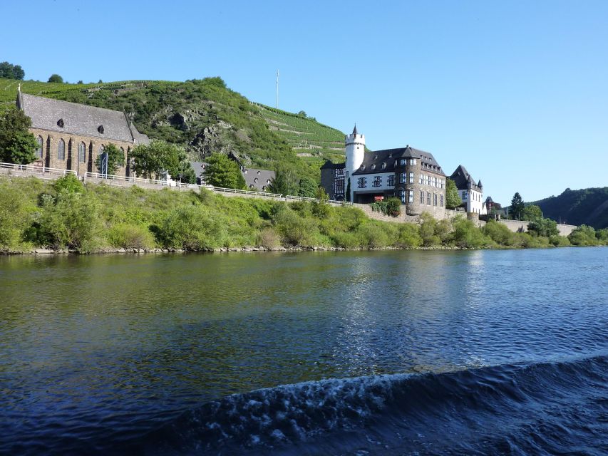 2-River Day-trip by boat to Koblenz and return from Alken - Kobern-Gondorf, castles, and the Lehmen lock