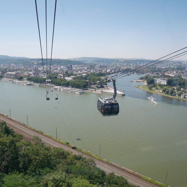 2-River Day-trip by boat to Koblenz and return from Alken - Seating, food, cash, and mobility notes