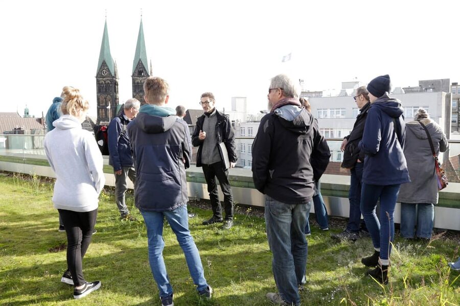 Above the rooftops of Bremen - Why Bremen looks better from roof level