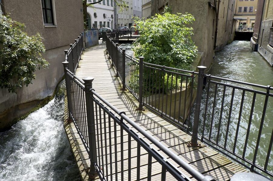 Augsburg's Water Management System - City Walking Tour - Key points at a glance