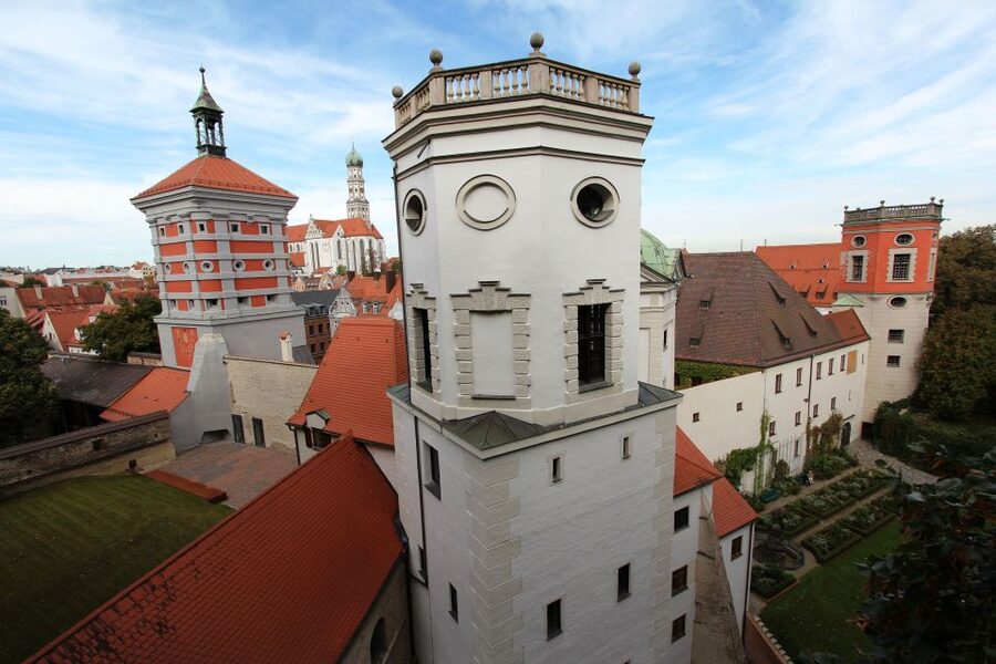 Augsburg's Water Management System - City Walking Tour - Fountains that turn water into civic art