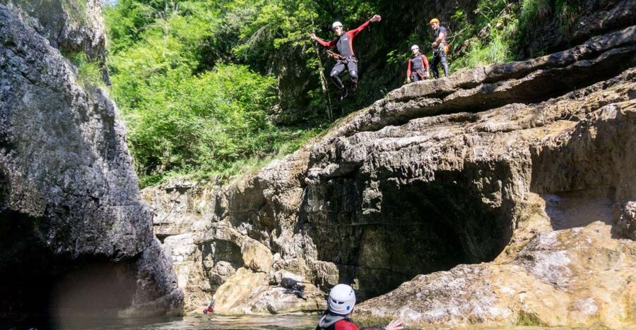 Bavaria: Schneizlreuth Canyoning for Beginners - Jumps, slides, and the choice to use a rope
