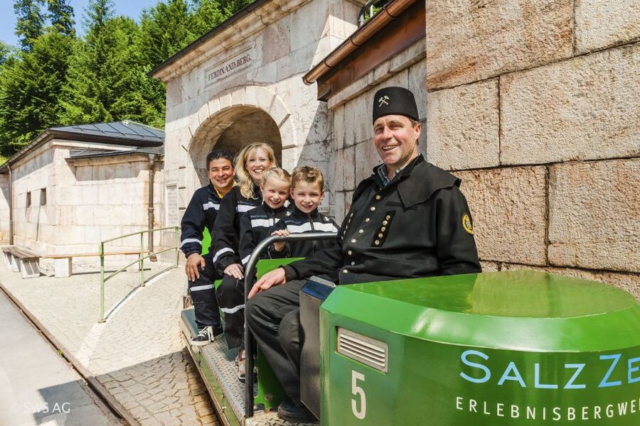 Bavarian Salt Mine Tour and Berchtesgaden - The mine train, slides, and salt history