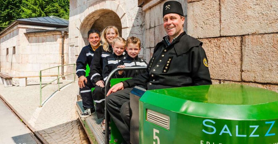 Bavarian Salt Mine Tour and Berchtesgaden - Getting dressed like a salt miner