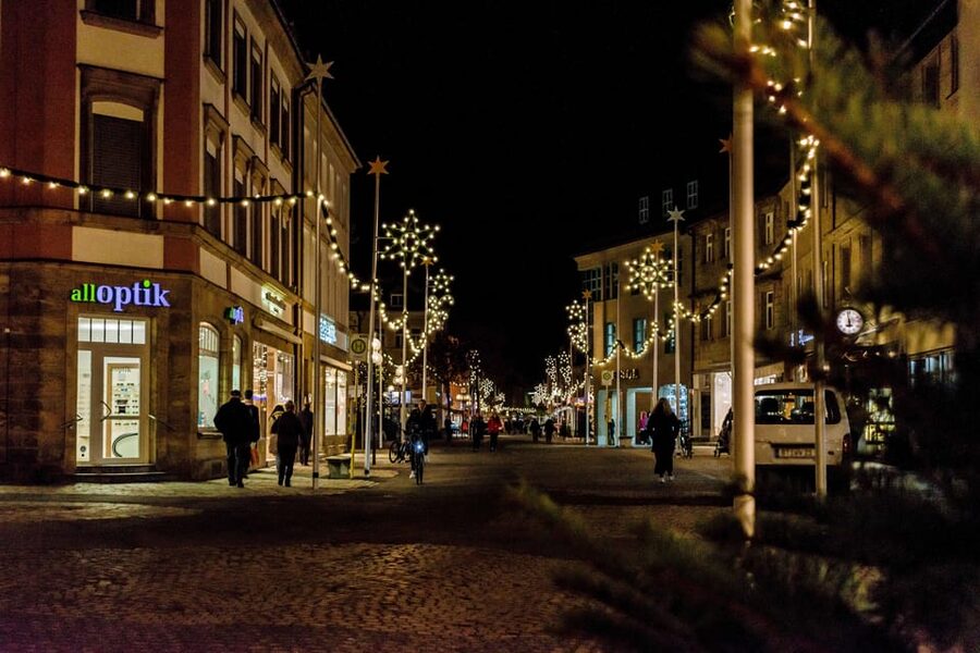 Bayreuth: Christmas city tour in German - New Palace and the world of Margravine Wilhelmine