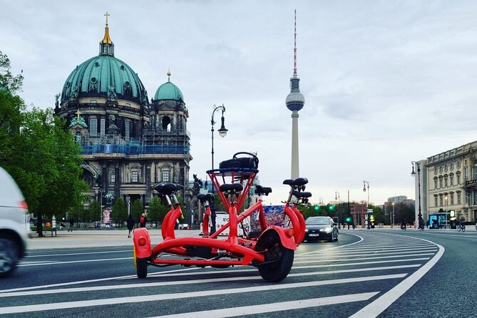 Beer Bike & Party Bike Highlights Berlin City Tour including pick-up - Starting at Pariser Platz and the Brandenburg Gate