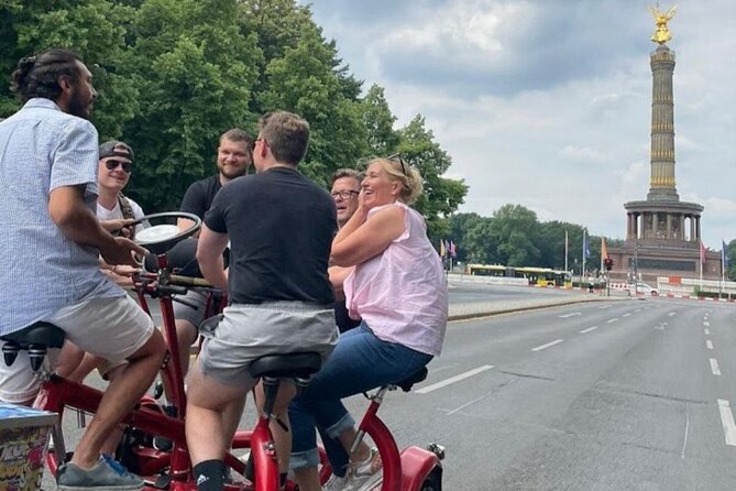 Beer Bike & Party Bike Highlights Berlin City Tour including pick-up - The Government District and Reichstag