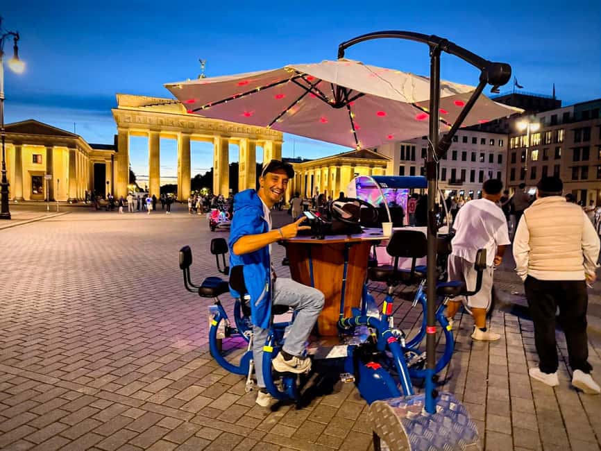 Beer Bike & Party Bike: Unforgettable Berlin City Tour incl. pickup - Key points to know before booking