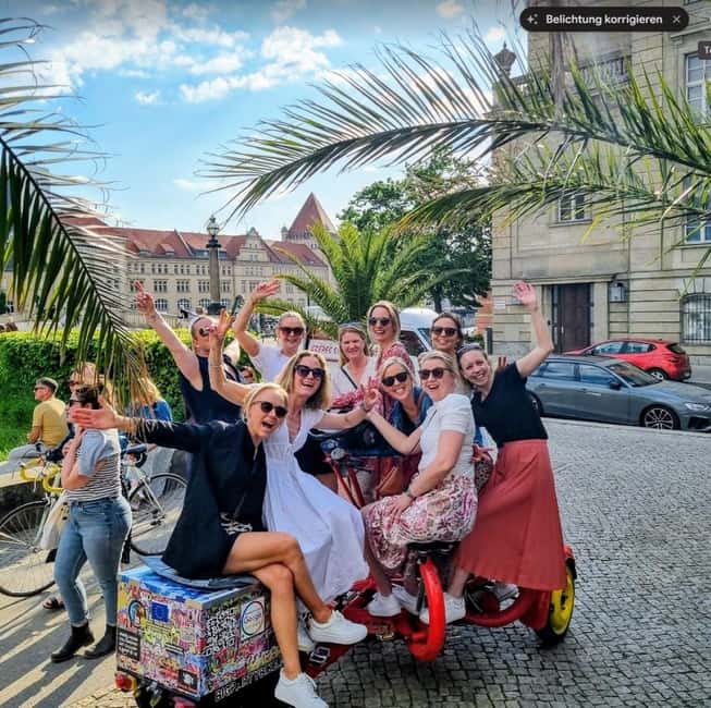 Beer Bike & Party Bike: Unforgettable Berlin City Tour incl. pickup - A party ride with Berlin sights in the foreground