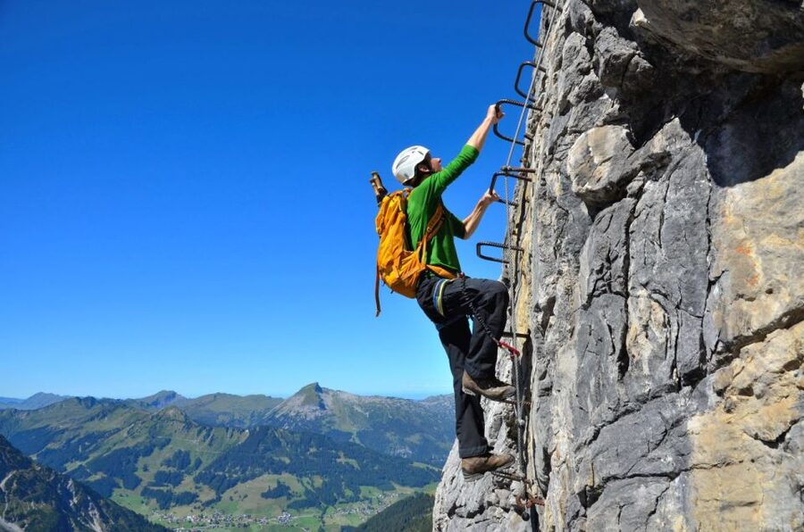 Berchtesgaden: Via Ferrata Beginner Tour of Schützensteig - The rock sections: friendly, but not flat