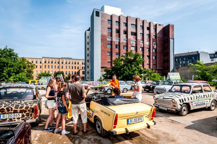 Berlin: 75-minute Trabi Safari - Berlin Cathedral, Red City Hall, and the TV Tower