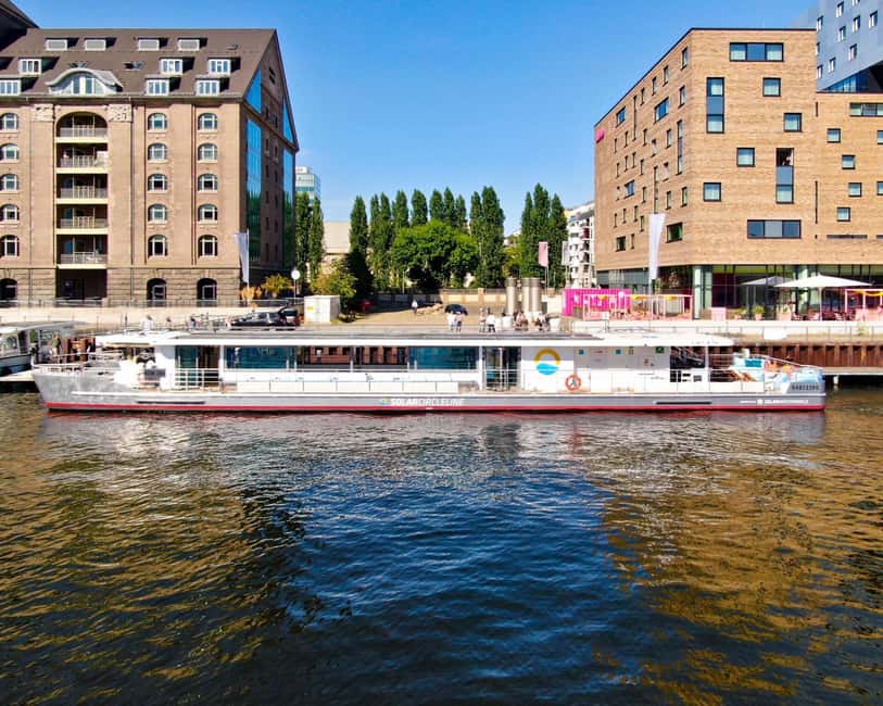 Berlin Boat Tour | Sunset Tour with Solar Ship | Sightseeing Spree - Oberbaumbrücke and the East Side Gallery