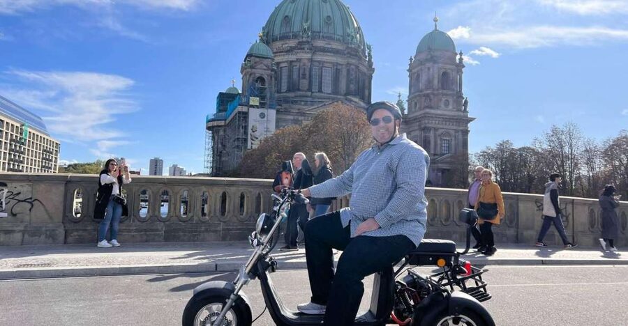 Berlin City: 2 Hour Guided Fat Tire E-Scooter Tour - Brandenburg Gate and the start of Berlin’s central story