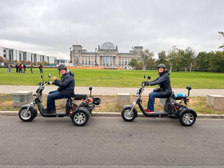 Berlin City: 2 Hour Guided Fat Tire E-Scooter Tour - Checkpoint Charlie and the Berlin Wall
