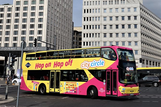 Berlin City Hop-on Hop-off Tour with Optional Cruise - Potsdamer Platz and the divided city