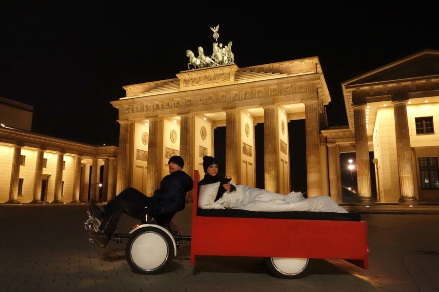 Berlin: City Sightseeing Tour in a Unique BedBike - Berlin sightseeing from a bed