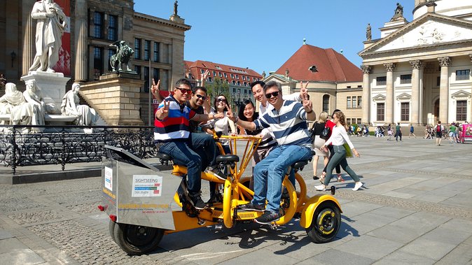 Berlin : Guided Private Sightseeing Tours with Funbikes, Teambikes - The Berlin Wall memorial and GDR watchtower