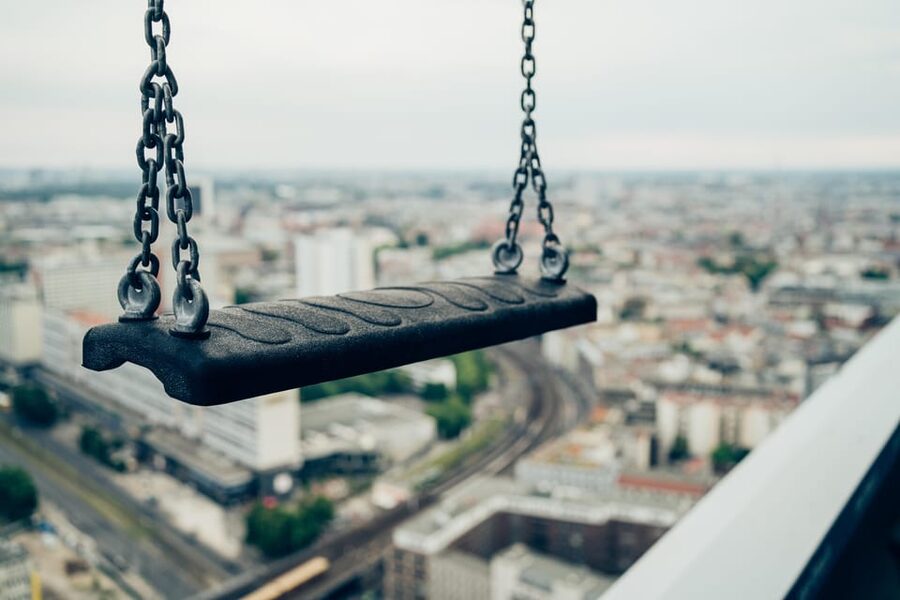 Berlin: Highest Swing in Europe - Five minutes over Alexanderplatz