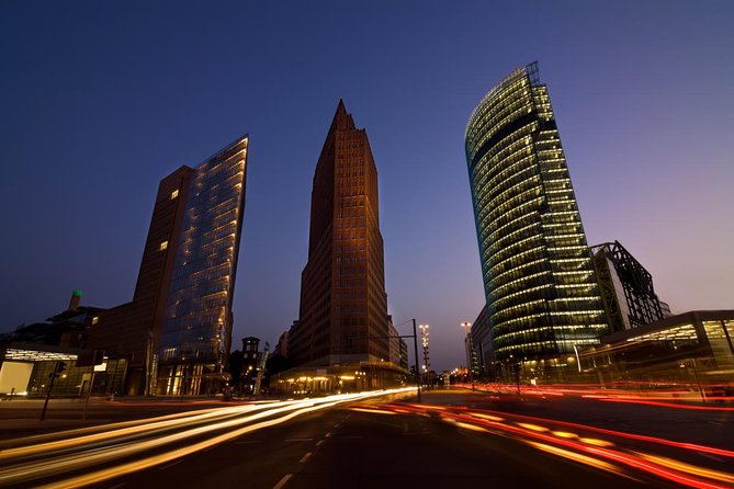 Berlin History Walking Tour with a French-Speaking Guide - Potsdamer Platz shows Berlin’s dramatic reset