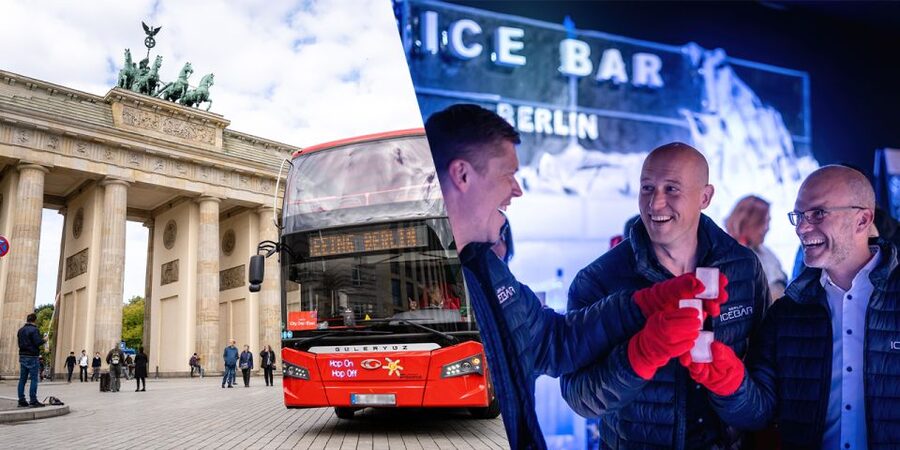Berlin: Hop-On Hop-Off Bus and Icebar Ticket Combo - Starting at Kurfürstendamm and seeing Berlin from above