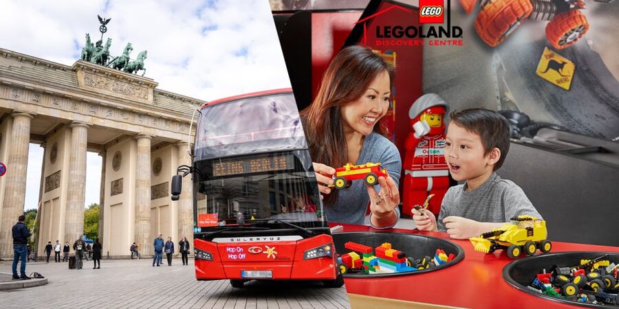 Berlin: Hop-On Hop-Off Bus & LEGOLAND Discovery Centre - Starting at Potsdamer Platz with LEGO
