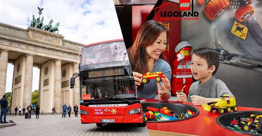 Berlin: Hop-On Hop-Off Bus & LEGOLAND Discovery Centre - Making a brick at the LEGO factory