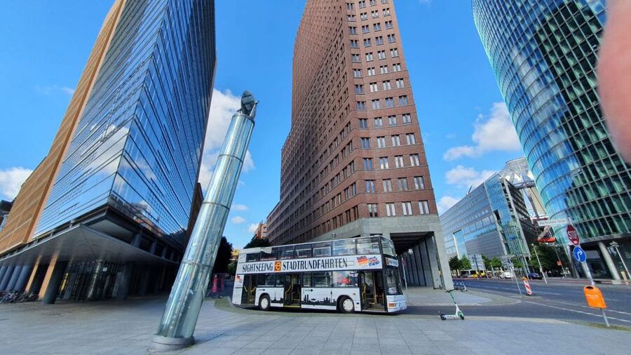 Berlin: Hop-on Hop-off Bus Tour with Live Commentary - Potsdamer Platz: from no man’s land to modern Berlin