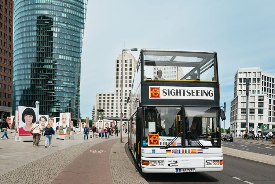 Berlin: Hop-on Hop-off Bus Tour with Live Commentary - Topography of Terror, Checkpoint Charlie, and Niederkirchnerstrasse