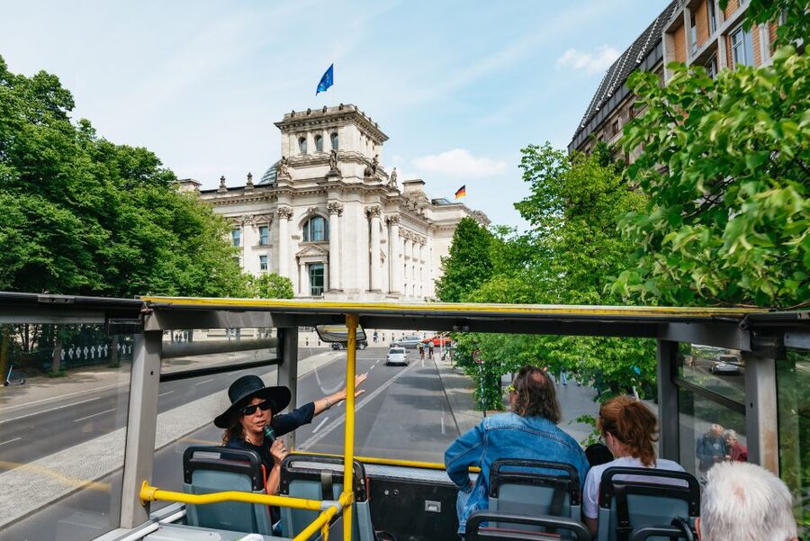 Berlin: Hop-on Hop-off Bus Tour with Live Commentary - Brandenburg Gate and the Holocaust Memorial