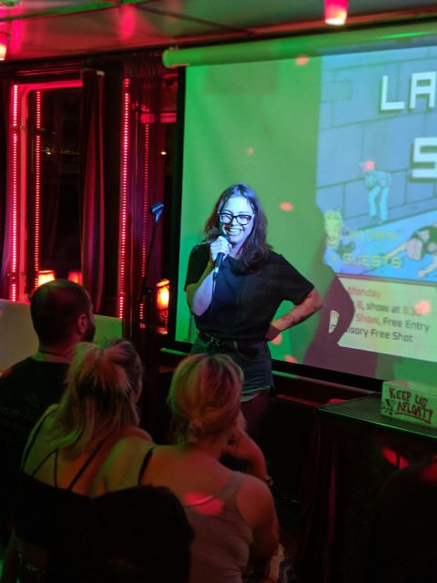 Berlin: Laughing Spree Comedy Show on a Boat - Chris, Patrick, and Jana keep the room moving