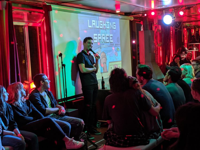 Berlin: Laughing Spree Comedy Show on a Boat - The deck, the river, and the Berlin Wall views