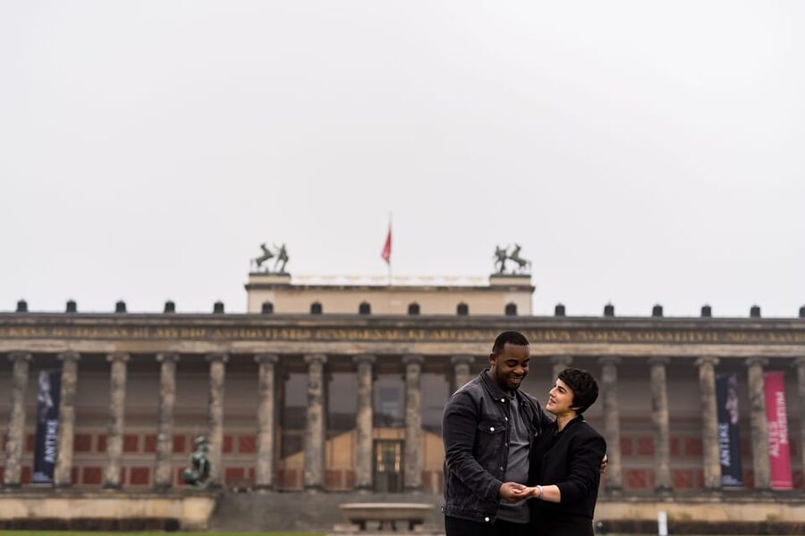 Berlin Love Story: Surprise Proposal Photography Session - What happens after the question