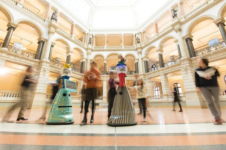 Berlin: Museum of Communication Entrance Ticket - The atrium gallery is the hands-on heart