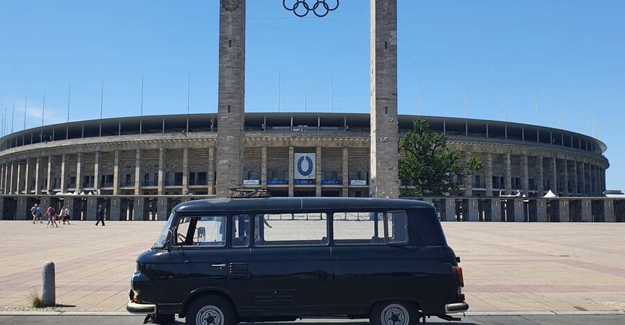 Berlin: Private 2-Hour Sightseeing Tour in Classic GDR Van - The Olympic Stadium option