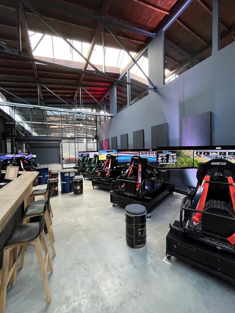 Berlin: Race Factory Full-Motion Racing Simulator Ride - A small-group setting with room to pause