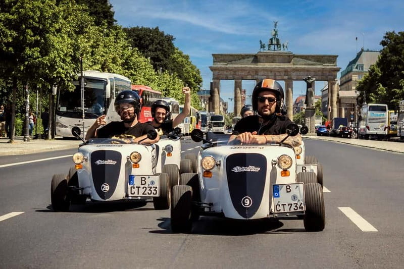 Berlin: Self-Drive City Sightseeing Tour in a Mini Hot Rod - East Side Gallery and the former divided city