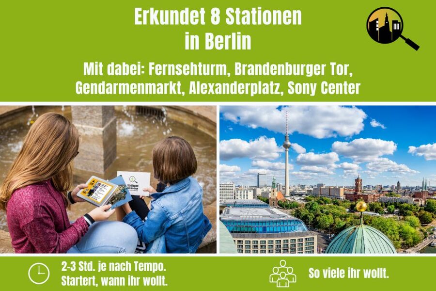 Berlin: Self-Guided Family and School Class Scavenger Hunt - Key points at a glance