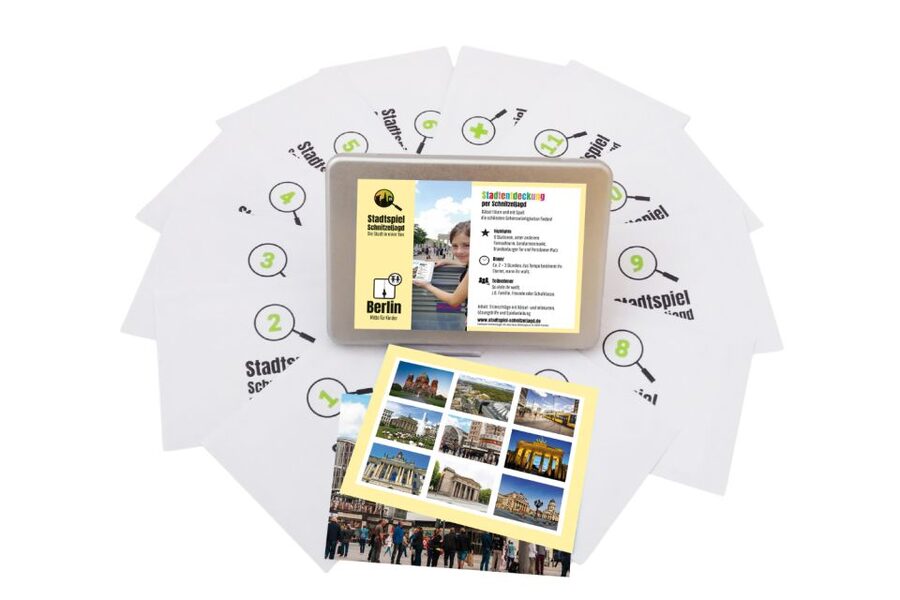 Berlin: Self-Guided Family and School Class Scavenger Hunt - Potsdamer Platz and the Sony Center finish the game