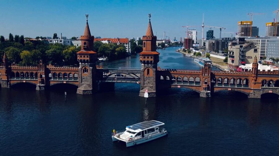 Berlin: Solar Powered Sunset Catamaran Cruise & Audio Guide - Accessibility, dogs, and group size