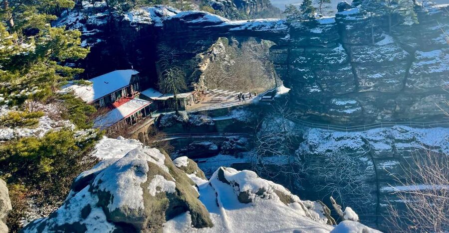 Bohemia & Saxon Switzerland Winter Day Tour from Prague - Lunch After the Walk