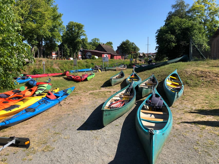 Bremen: Full-Day Kayak Rental on the Wümme River - Equipment that makes independent paddling easier