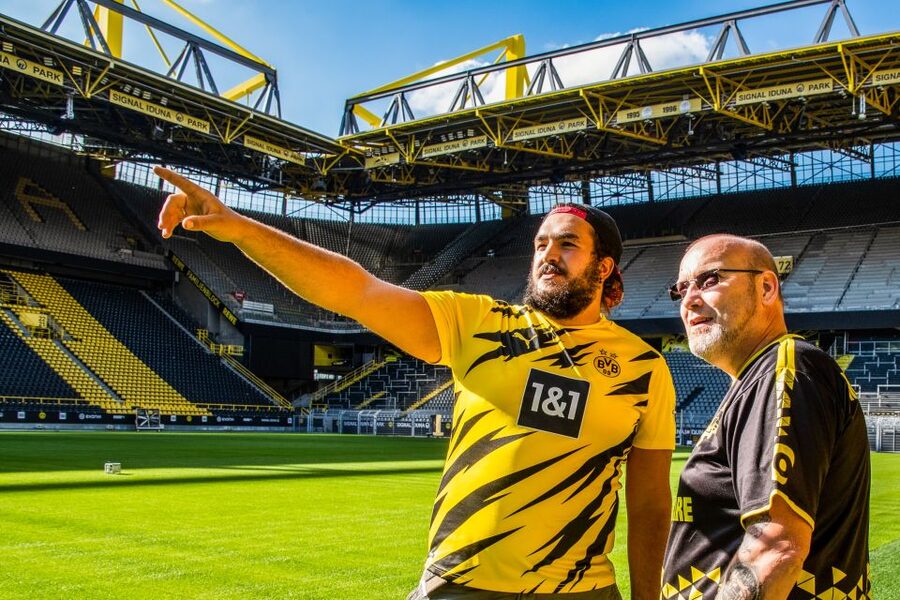 BVB Signal Iduna Park: Stadium Access and Self-Guided Tour - Meeting the Yellow Wall from the South Stand