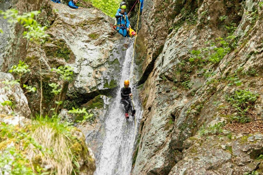 Canyoning Beginner close to Munich - The safety briefing before the water begins