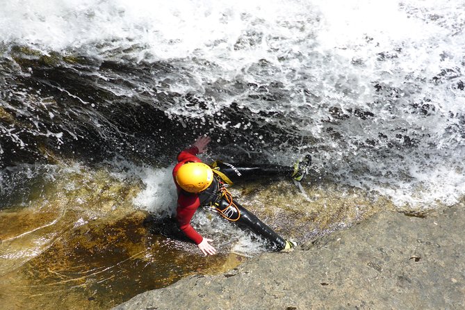 Canyoning Starzlachklamm - Walking to the canyon in a full wetsuit