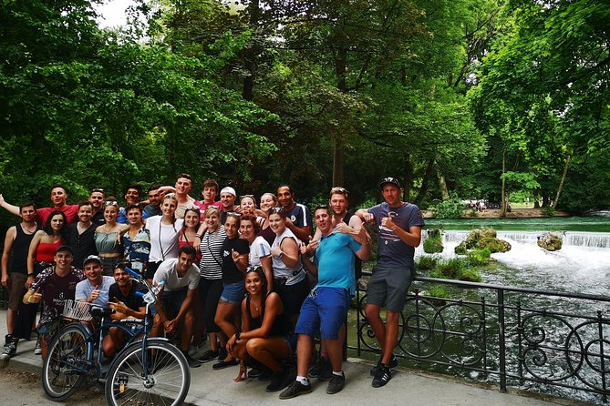 Classic Mike's Bike Tour daily @ 11.30 incl Beer Garden & Surfers - One hour in the English Garden