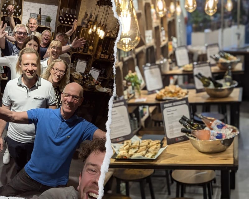 Cologne: Black wine tasting with secret station – Haus der Manufakturen - The secret station and the extra pours