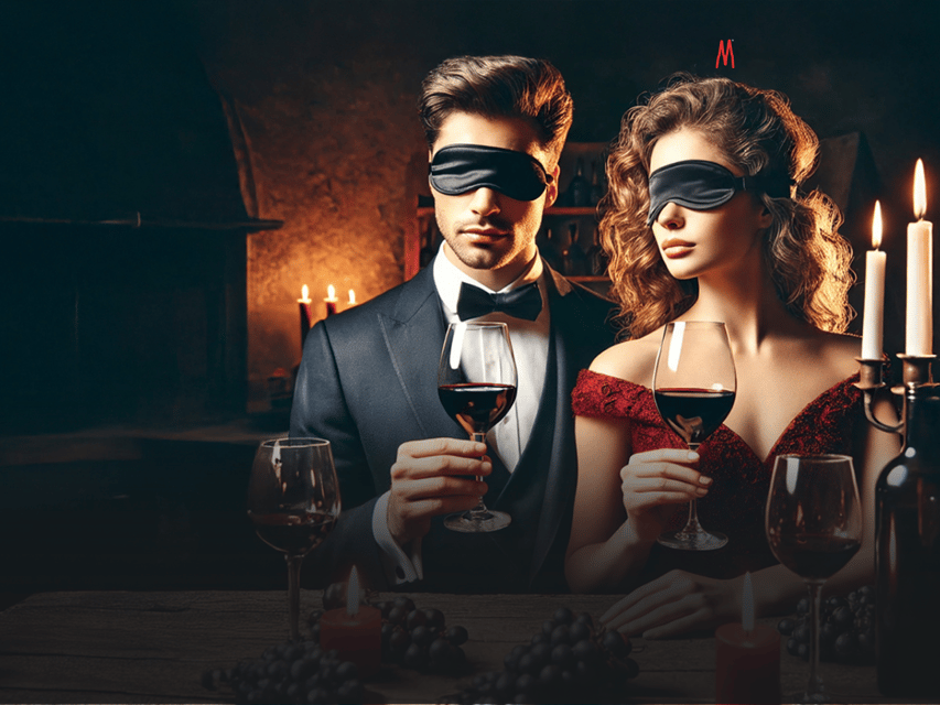 Cologne: Black wine tasting with secret station – Haus der Manufakturen - How the four planned stations work