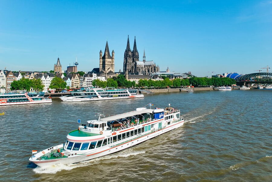 Cologne: Panoramic City Cruise - Commentary: helpful, but sit near the speaker
