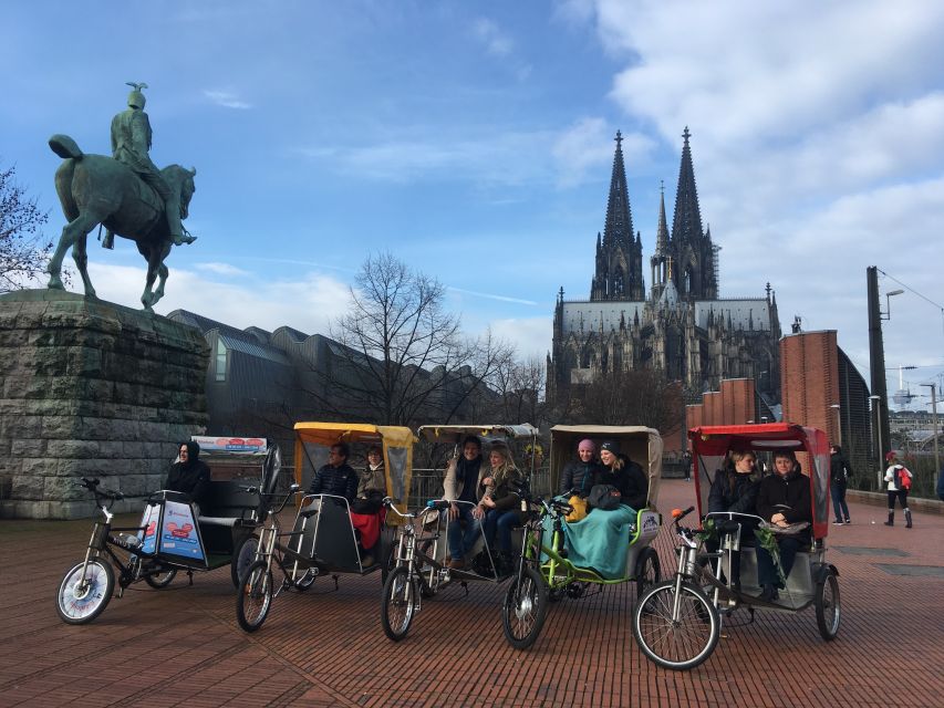 Cologne: Private Rickshaw Tour - Choosing the riverside route to Rheinauhafen