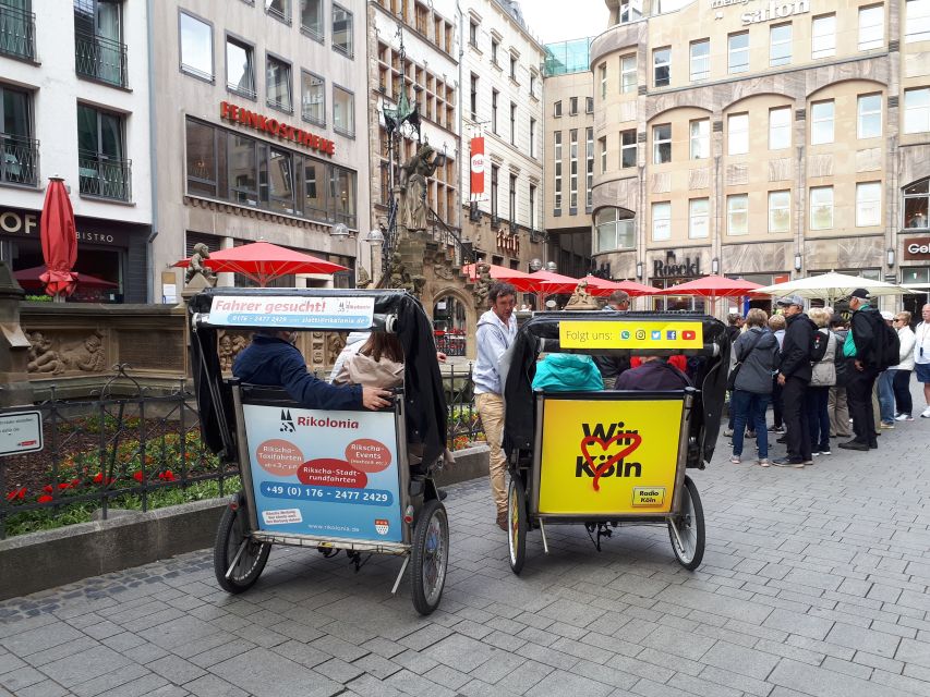 Cologne: Rickshaw Sightseeing Tour - Why a rickshaw works well in central Cologne